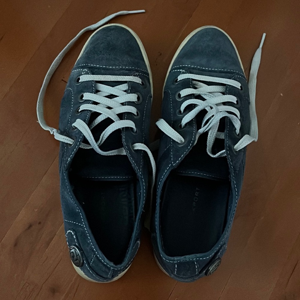 Rockport Blue Suede Shoes 6.5